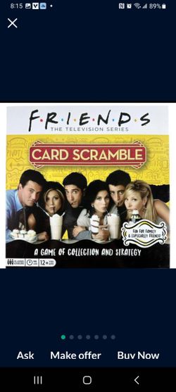 Friends Card Scramble Game