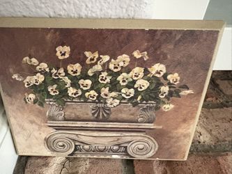 2 Decorative Wooden Plaques 