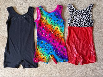 Little girls Gymnastics Leotards Sz 7