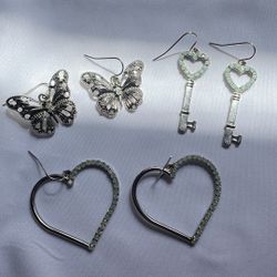 Earring Sets , New , Silver 