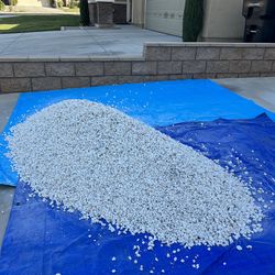 White gravel fill sand class 2 base gray gold