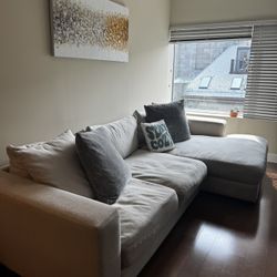 2 Piece Sectional Couch 