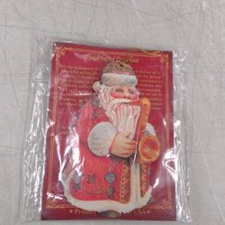 Jazzman Santa Wooden Christmas Ornament-BRWH-B08HPK8V8Q  