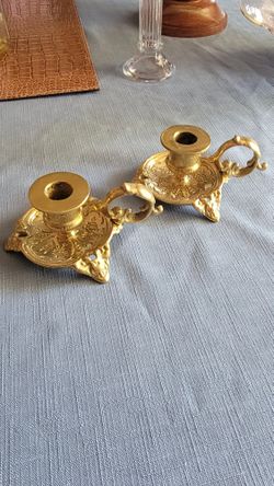 Solid Brass chamberstick