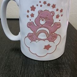 Silver Buffalo Care Bears Mug Cheer Bear White Pink 