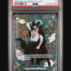 2026 ONE PIECE OP14-EB04 EN DRACULE MIHAWK SPECIAL ALTERNATE ART
