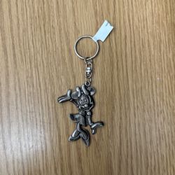 Minnie Mouse Pewter Key Ring