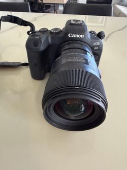 Canon EOS R6 + Sigma 35mm f/1.4 Art Lens + Canon EF-RF Adapter – Excellent Condition