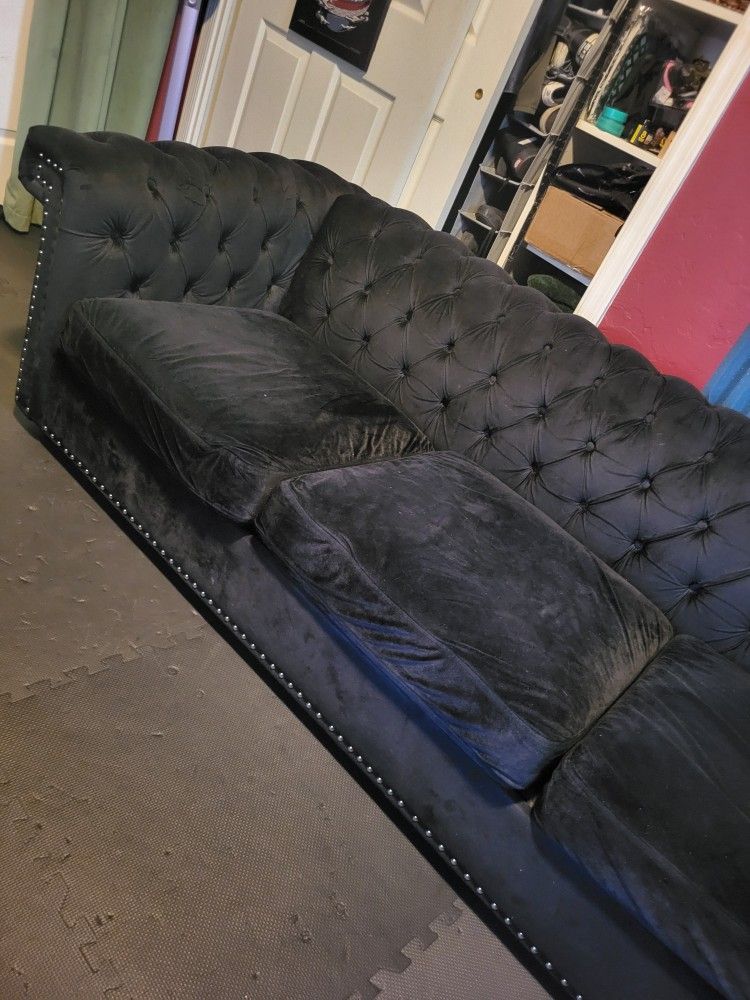 Soft Black Couch