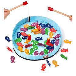 🎣 GameNote Wooden Fishing Game – Sight Words Edition | Pre-k through 3rd grade