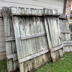 Old fence panels