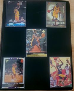 Kobe Bryant 5 card lot