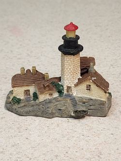 Miniature Minot's Ledge Lighthouse Figurine