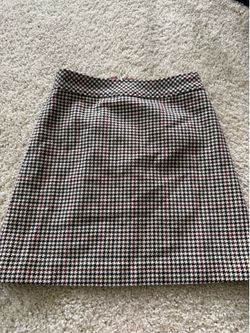 J Crew plaid skirt size 0