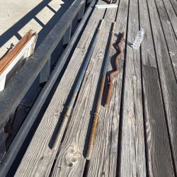 Workout Bars. 3 Bars three lifting workout bars.