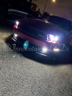 White 9005 HB3 LED Bulbs Headlight Conversion Kit High Beam Bright