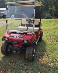 Club Car Golf Cart with Lift Kit