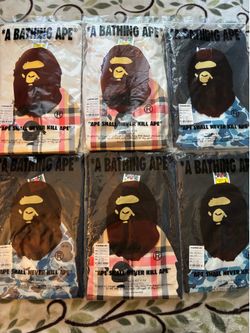 Bape shirts: size: medium, large, xl