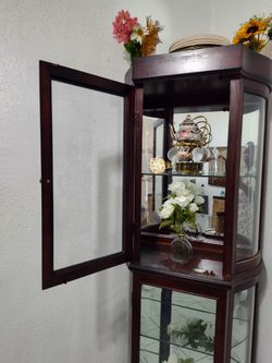 Glass shelves cabinets for sale