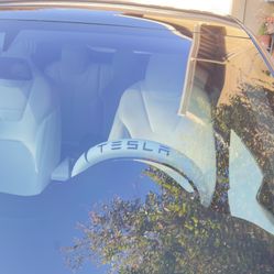 TESLA Steering Wheel Cover (white)