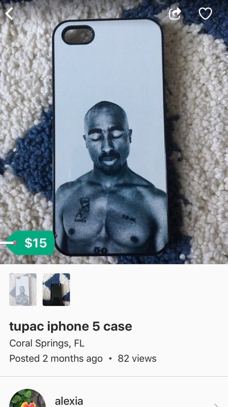 TUPAC IPHONE 5 CASE NEW