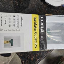 Ice Maker Outlet Box , NEW!