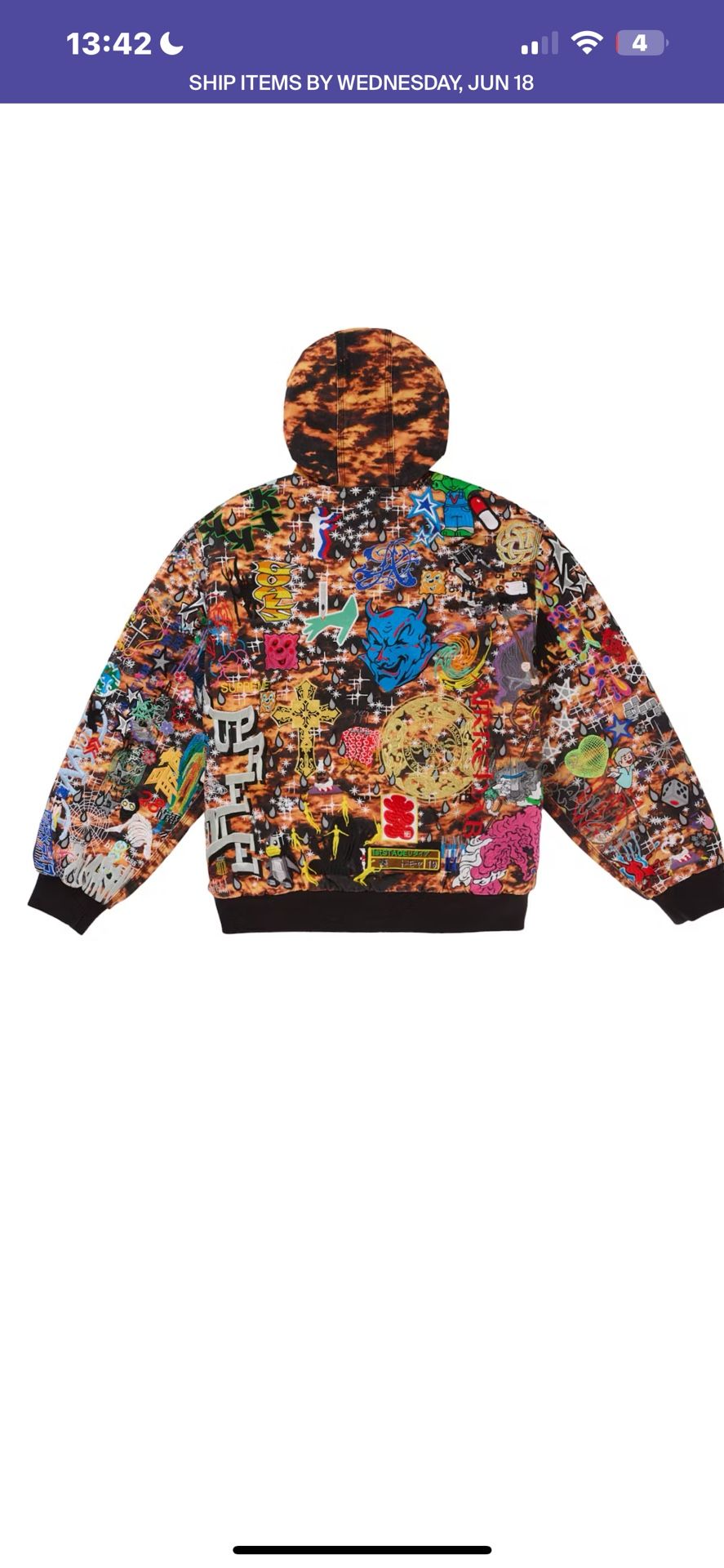 supreme Aoi work embroidered jacket