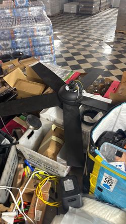 Black Ceiling Fan with Blades