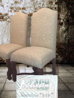 Andre Originals, set of 2 side chairs Originally over $1500 each
