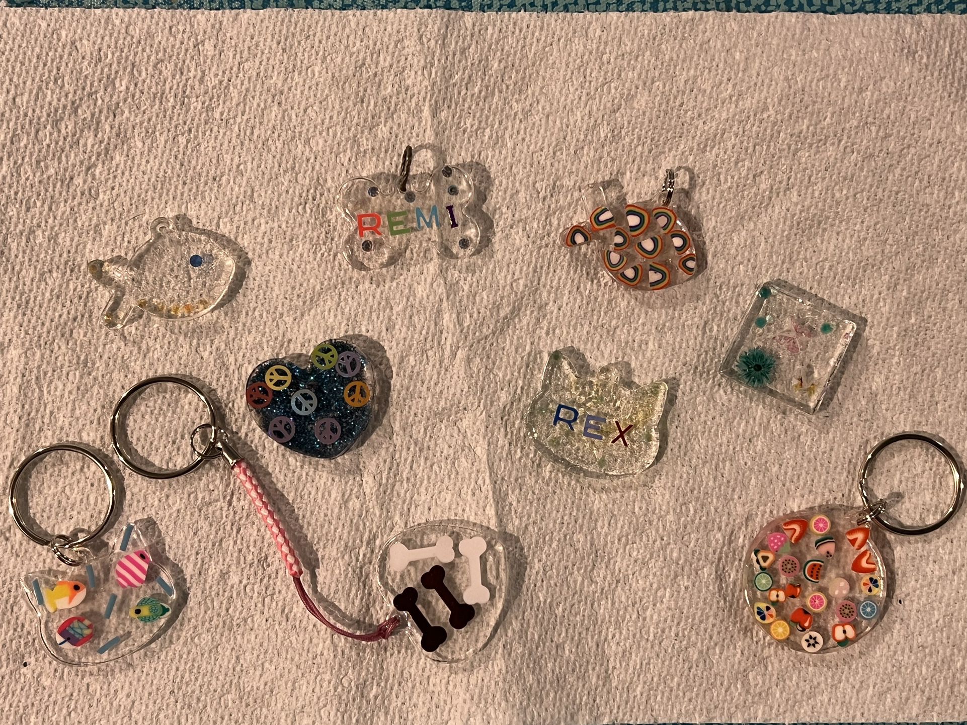 handmade Xs Pet Tags/pendants/keychain