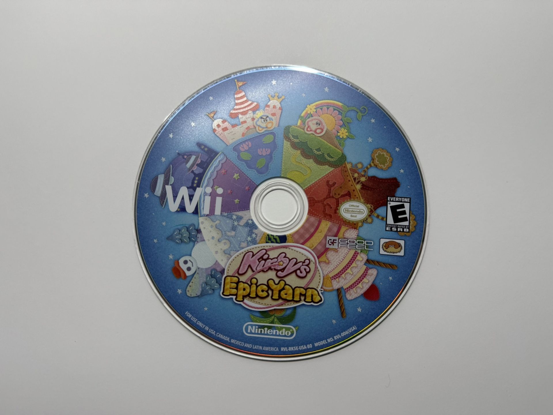 Kirby’s Epic Yarn - Nintendo Wii (Disc-Only, Tested)