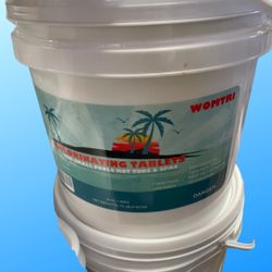 New, 10 lbs. of 1-inch Chlorine Tablets for Swimming Pools