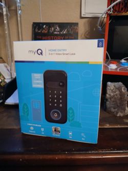 My q smart locking system locks and opens by phone and facial recognition 300$ system half off 150