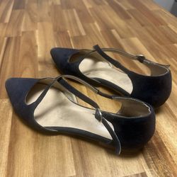 Candela Suede And Leather Flats 