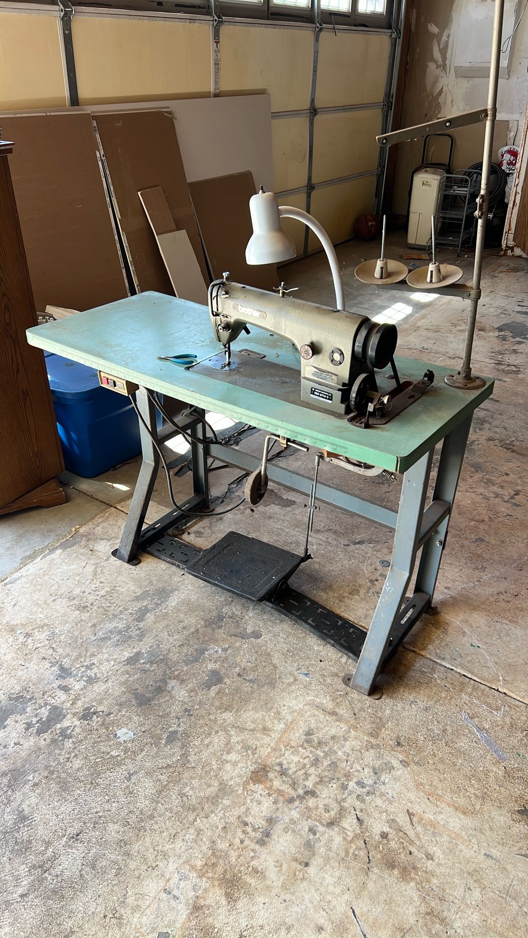 Antique Brother Sewing Machine With Table