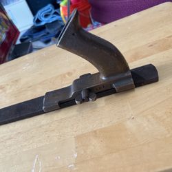 Antique Solid Brass File Holder