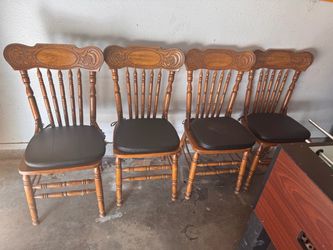 4 chairs  good condition