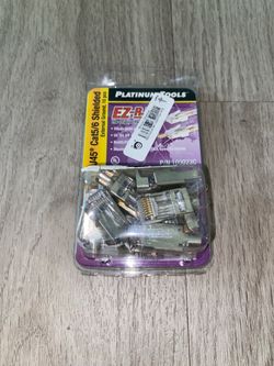 Platinum Tools EZ-RJ45 Cat5/6 Shielded Connectors 10-Pack
