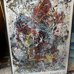 Jackson Pollock Print 32x44