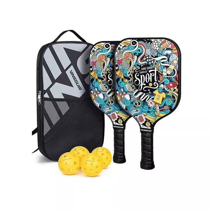 VINSGUIR Pickleball Paddles Set, USAPA Approved Pickle Ball Paddle
