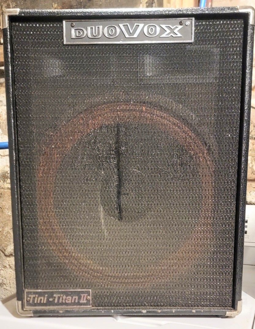 15" 75 watt RMS 2 WAY 2 channel PA, Instrument vocal amp by DuoVox