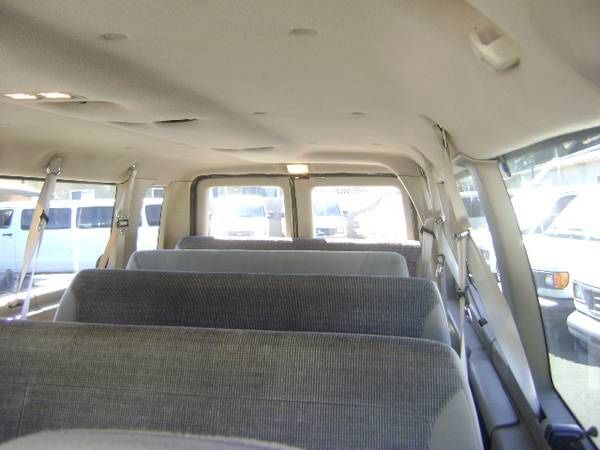 Ford E-350 passenger van bench seats