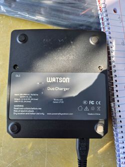 Watson Duo Charger for Canon LP-E6