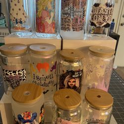 16oz Glass Cup