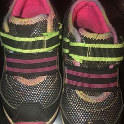 STRIDE RITE Sparkly Girls Sneakers. Size 9C