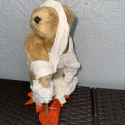 Halloween Mummy Bear And Stand