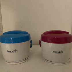 2 Crock Pot Electric Lunch Box, Travel Food Warmer for Sale in