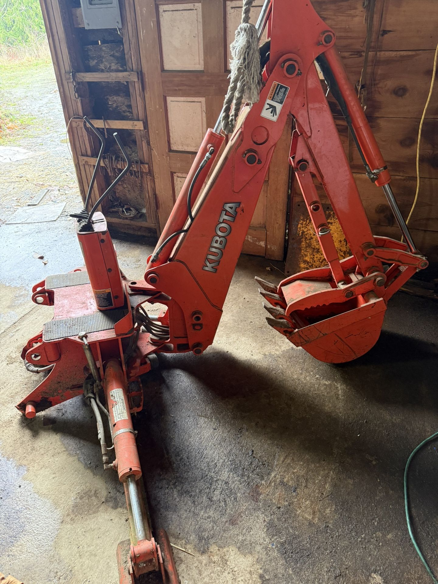 Kubota Backhoe Attachment