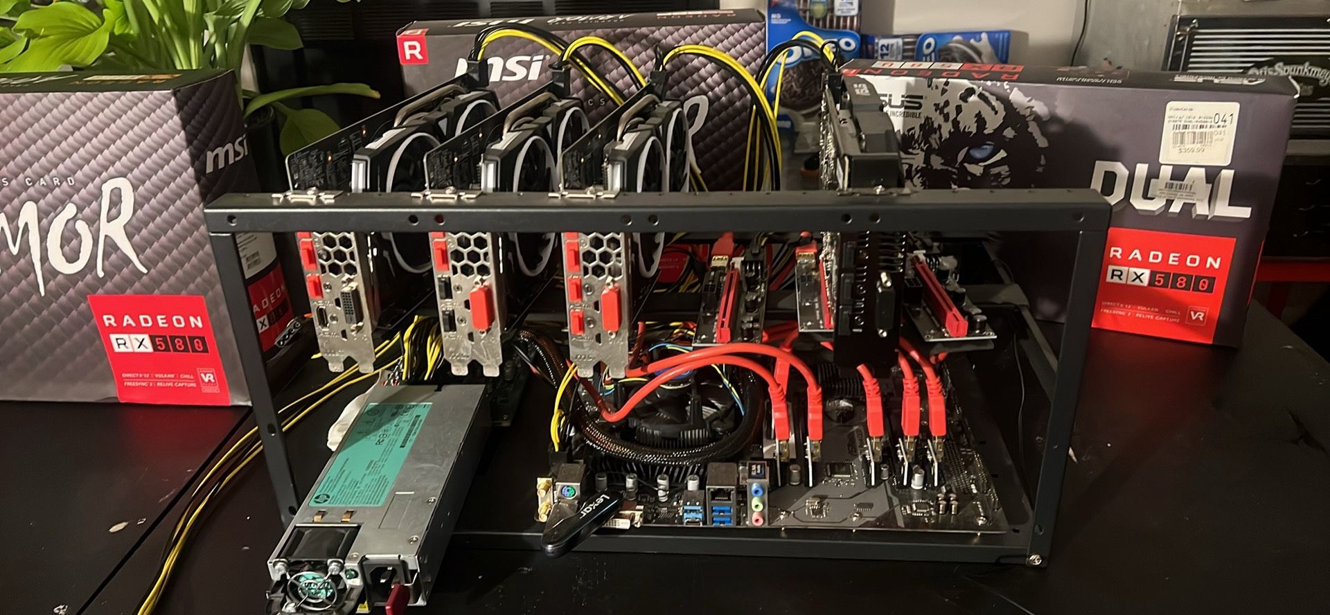 Mining Rig and Graphic Cards