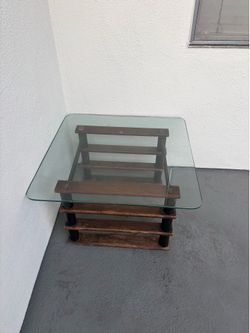 glass coffee table